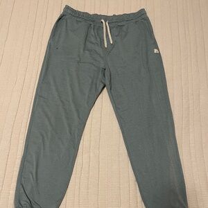 Vuori Performance Joggers, Light Blue Size Medium